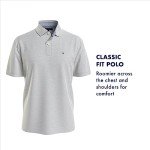 Tommy Hilfiger Men's Classic Fit Black Polo