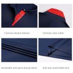 ZENGVEE Men's Quick Dry Polo Shirt 3-Pack