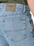 Wrangler Men's Classic Regular Fit Jeans - Light Stonewash