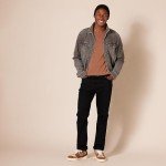 Men's Slim-Fit Stretch Jeans in Black