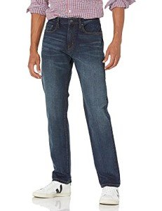 Men's Athletic Stretch Jeans - Dark Wash 38W x 32L