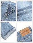 Linvich Men's Slim Fit Distressed Blue Jeans