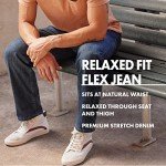 Wrangler Men's Relaxed Fit Black Flex Jeans