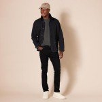 Men's Skinny-Fit Stretch Jeans in Black 32W x 30L