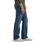 Wrangler Authentics Men's Boot Cut Jeans - Medium Indigo