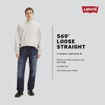 Levi's Men's 569 Loose Fit Jeans - Dark Chipped