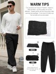 Men's Fleece Lined Athletic Jogger Sweatpants