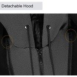 Men's Black Wool Trench Coat - APTRO 2XL