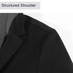 Men's Black Wool Trench Coat - APTRO 2XL