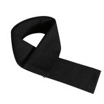 WULFUL Men's Black Slim Fit Wool Trench Coat