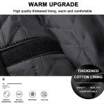 Men's Classic Black Wool Trench Coat with Hoodie