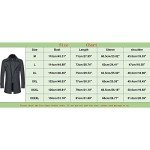 Men's Black Wool Blend Pea Coat, XX-Large