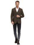 Men's Brown Herringbone Tweed Blazer Jacket XL