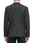 PJ PAUL JONES Men's Dark Grey Wool Blazer