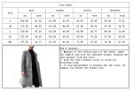 Men's Grey Wool Overcoat for Fall and Winter