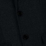 Men's Wool Pea Coat - Stylish Knee Length Jacket