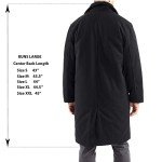 Alpine Swiss Zach Men's Black Wool Trench Coat