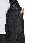 Kenneth Cole Men's Quilted Wool Top Coat, Black