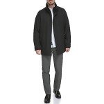 Dockers Men's Black Wool Duffle Coat, Large