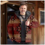 Men's Winter Fleece Hoodie Jacket - Warm & Thick