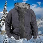 Men's Fleece Hoodie Jacket for Winter Workouts