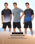 Men's 3-Pack Workout Shirts for Gym & Sports
