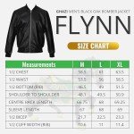Men's Classic Genuine Leather Bomber Jacket