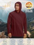 Men's Quick Dry UV Protection Hoodie - Red