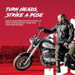 Men's Black Leather Motorcycle Jacket - CE Armored