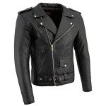 Milwaukee Leather Men's Classic Brando Black Jacket