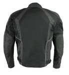 Men's Milwaukee Leather Black Armored Motorcycle Jacket