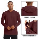 Men's Quick Dry UV Protection Hoodie - Red
