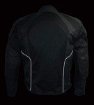 Men's Milwaukee Leather Black Armored Motorcycle Jacket