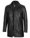 Black 100% Lambskin Leather Jacket for Men
