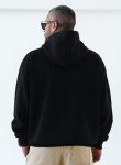 Men’s Big & Tall Casual Hoodie - Black