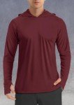 Men's Quick Dry UV Protection Hoodie - Red