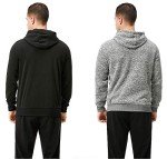 Men's 2-Pack Full Zip Hoodies - Black/Grey