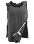 Men's Adaptive Tearaway Snap Tanks - Dark Grey