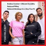 Maroon Champion Men's Powerblend Pullover Hoodie, XX-Large