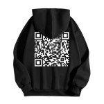 Funny Men's Hoodies - Black Friday QR Code Design