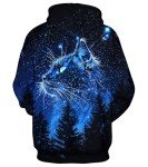 Galaxy Cat 3D Hoodie for Men - Cozy Sweatshirt