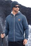 Men's Heavyweight Thermal Hoodie with Ribbed Cuffs