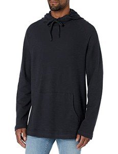 Goodthreads Men's Black Long-Sleeve Thermal Hoodie