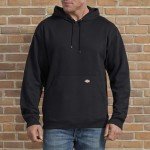 Dickies Men's Big & Tall Fleece Hoodie - Black