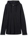 Goodthreads Men's Black Long-Sleeve Thermal Hoodie