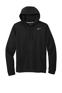 Nike Men's Black Hoodie in Large Size