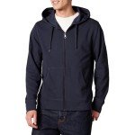 Men's Lightweight Full-Zip Hooded Sweatshirt - Dark Navy