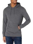 Men's Lightweight Jersey Pullover Hoodie - Charcoal X-Large