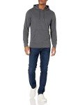 Men's Lightweight Jersey Pullover Hoodie - Charcoal X-Large