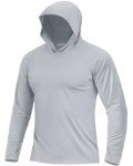 Men's UPF 50+ Swim Hoodie - Gray XL
